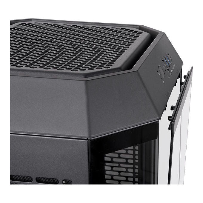 Thermaltake CA-1Z9-00S1WN-00 The Tower 250 Case PC Mini Tower Mini-ITX con Display LCD 3.9'' colore Nero Bianco