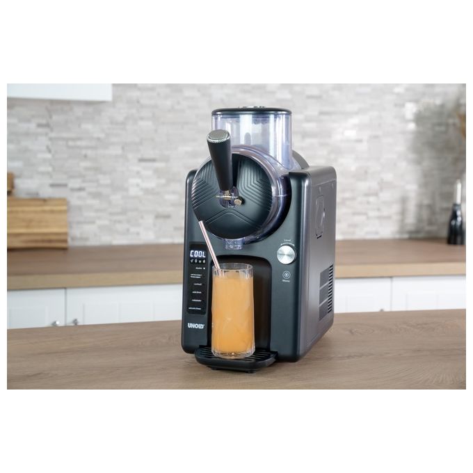 Unold 2IN1-SLUSH UND SOFTEISMASCHINE SOFIE 48956 Macchina per Granita e Soft Ice Cream Capacita' 1400 L Display LED Potenza 150 W colore Nero
