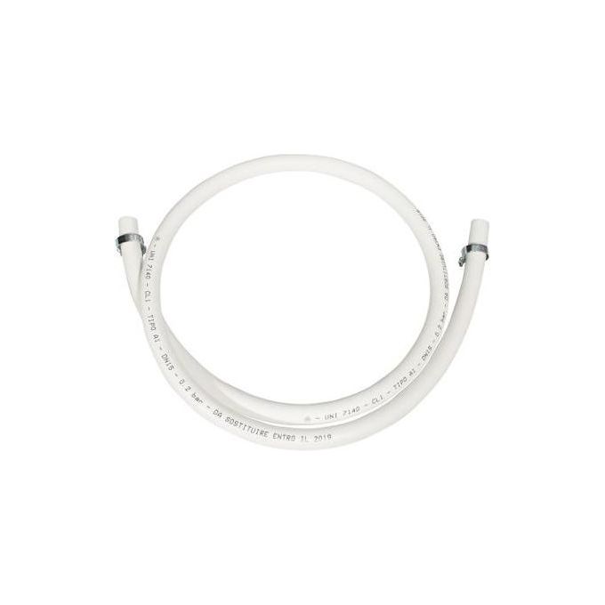 Idro Bric Tubo per Gas Metano 15mm Lunghezza 150cm Omologato con Fascette