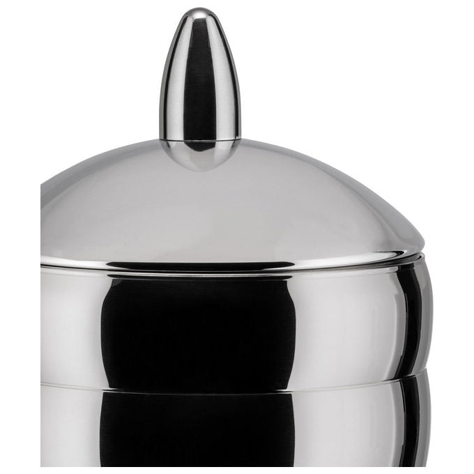 Alessi CB02 Barattolo Kalisto' 2 in Acciaio Inossidabile 18-10 Capacita' 114 cl Altezza 21 cm Diametro 11 cm colore Inox