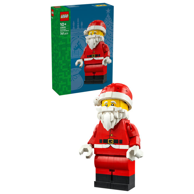 Lego 40820 Grande Minifigure di Babbo Natale Set da Costruzione 761 pezzi 27 cm colore Multicolore