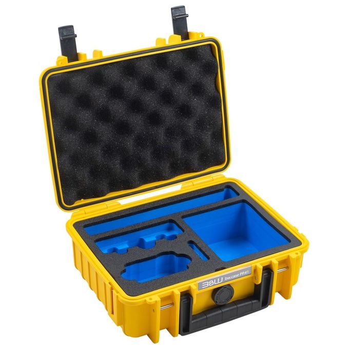 BandW International 136947 action.case PP.41 Custodia protettiva per DJI Osmo Action 6 in polipropilene resistente IP67 colore Giallo