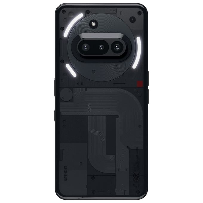 Nothing A059 Phone 3a Smartphone 5G 6.77'' 8GB 128GB Dual SIM Snapdragon 7s Gen 3 Tripla Camera 50MP Batteria 5000mAh colore Nero