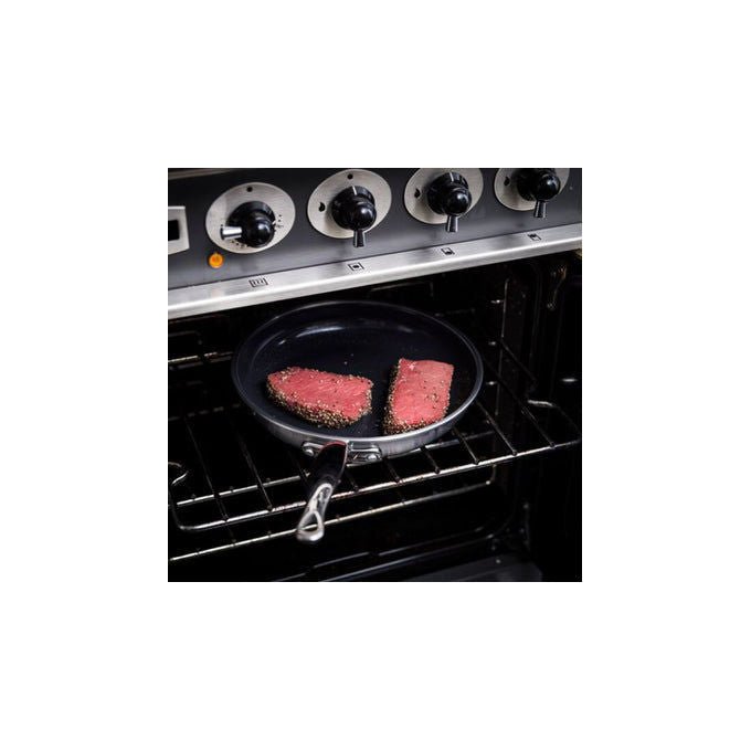 GreenPan CC005002-001 Premiere Padella Multiuso Acciaio Inox Rivestimento Antiaderente in Ceramica Fino a 220°C Lavabile in Lavastoviglie colore Argento