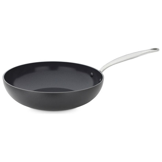 GreenPan BARCELONA28CM Barcelona Pro Wok Rivestimento Ceramica Antiaderente Senza PFAS Diametro 28 cm colore Nero