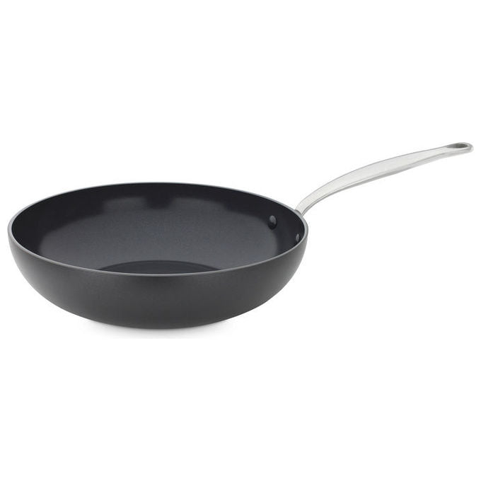 GreenPan BARCELONA28CM Barcelona Pro Wok Rivestimento Ceramica Antiaderente Senza PFAS Diametro 28 cm colore Nero