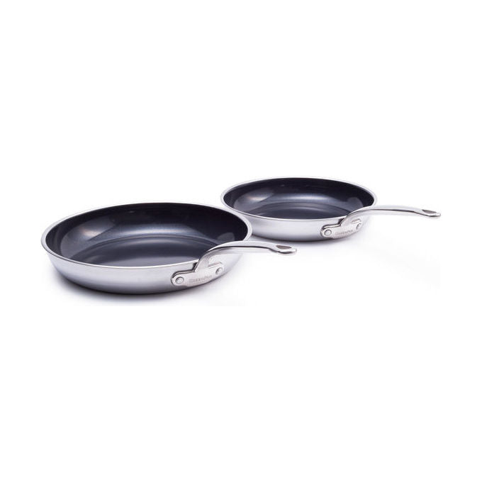 GreenPan CC005336-001 Barcelona Pro Padella Multiuso Rivestimento in Ceramica Antiaderente Temperatura Massima 220 °C Lavabile in Lavastoviglie colore Nero