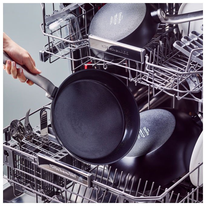 GreenPan CC006388-001 Wok Evolution 28 cm Diametro 28 cm Fondo adatto per induzione Rivestimento antiaderente in ceramica colore Nero