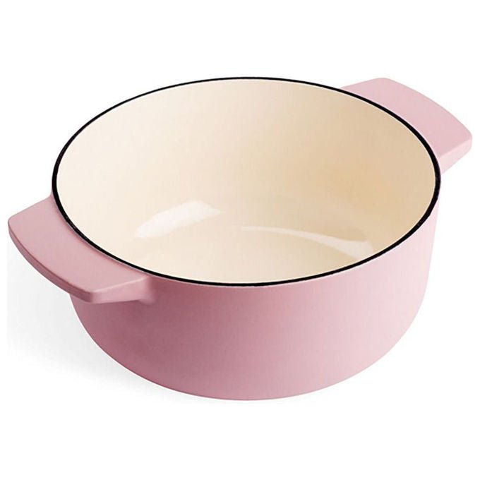 KitchenAid CC007430-001 Casseruola in Ghisa Smaltata Dried Rose 22 cm 3.3 L Forno Fino a 260°C colore Dried Rose