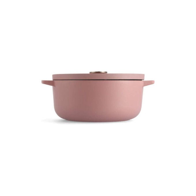 KitchenAid CC007431-001 Casseruola in Ghisa Smaltata 5,2 L Fino a 260°C Induzione Sì Manici Ergonomici Colore Dried Rose