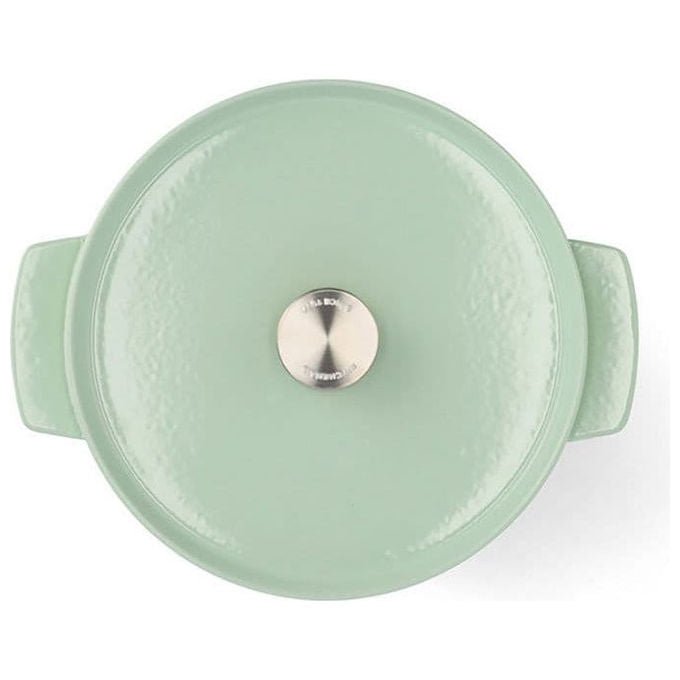 KitchenAid CC007434-001 Casseruola in Ghisa Capacita' 5,2 L Adatta a Tutti i Piani Cottura incluso Induzione colore Verde Ghisa