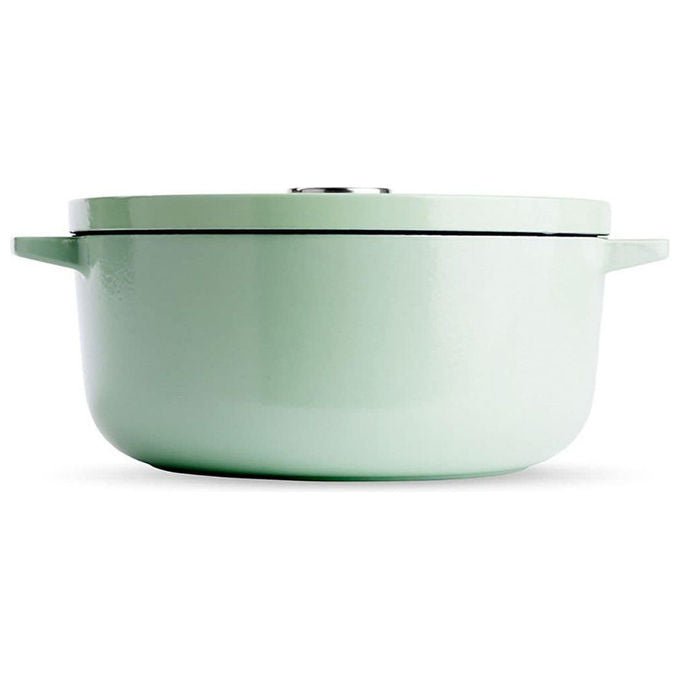 KitchenAid CC007434-001 Casseruola in Ghisa Capacita' 5,2 L Adatta a Tutti i Piani Cottura incluso Induzione colore Verde Ghisa
