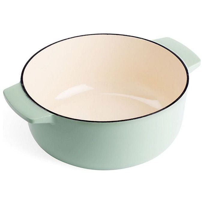 KitchenAid CC007434-001 Casseruola in Ghisa Capacita' 5,2 L Adatta a Tutti i Piani Cottura incluso Induzione colore Verde Ghisa