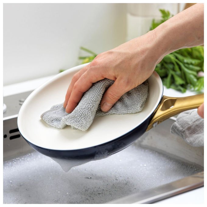 GreenPan CC008493-001 Padova Reserve Set di pentole e padelle 10 pezzi con rivestimento ceramico antiaderente senza PFAS adatto per induzione colore Blu