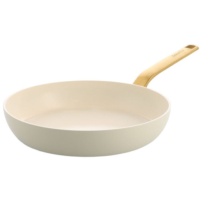 GreenPan CC009170-001 Evolution Padella Multiuso 28 cm Antiaderente Alluminio con Manico in Acciaio Inox colore Bianco