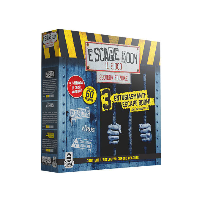 Asmodee CC542 Escape Room Il Gioco Seconda Edizione Gioco da Tavolo 1-6 Giocatori 12+ Anni