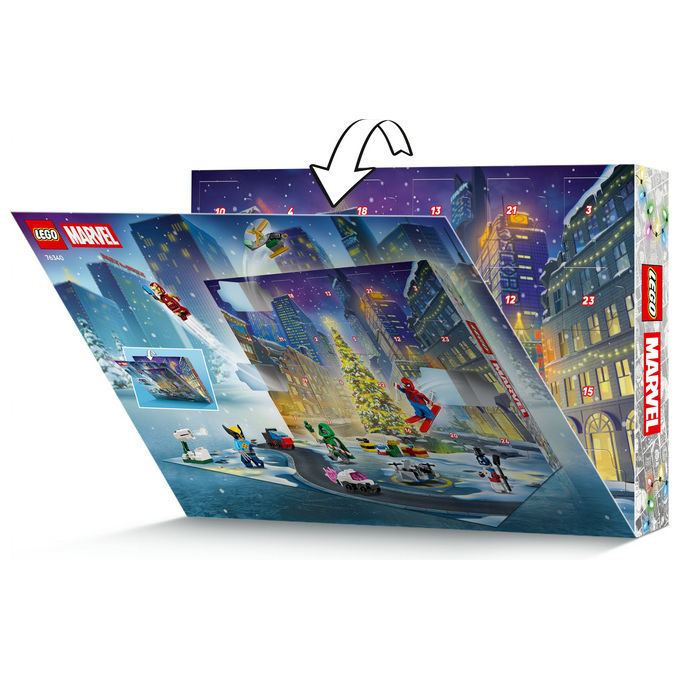 Lego 76340 Calendario dell'Avvento 2026 Set da Costruzione 317 Pezzi con 6 Minifigure Marvel colore Multicolore