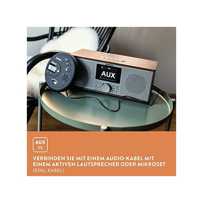 Lenco CD-300 Lettore CD Portatile Walkman Nero
