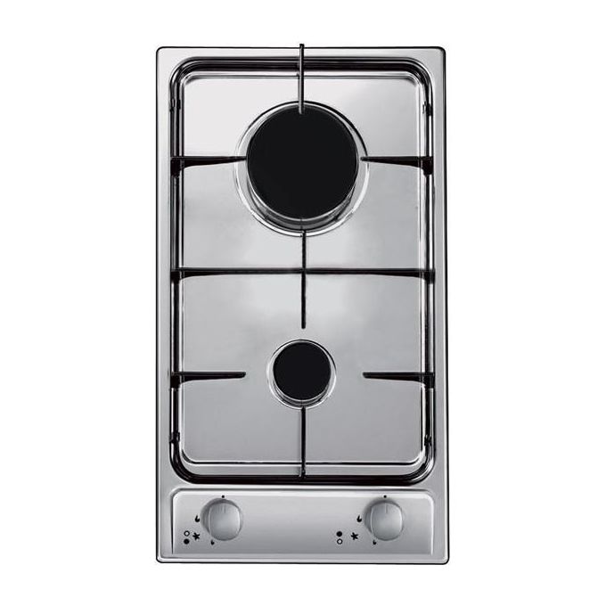 Candy CDG32-1SPX LPG Piano Cottura a Gas 2 Zone 30 cm Acciaio Inox