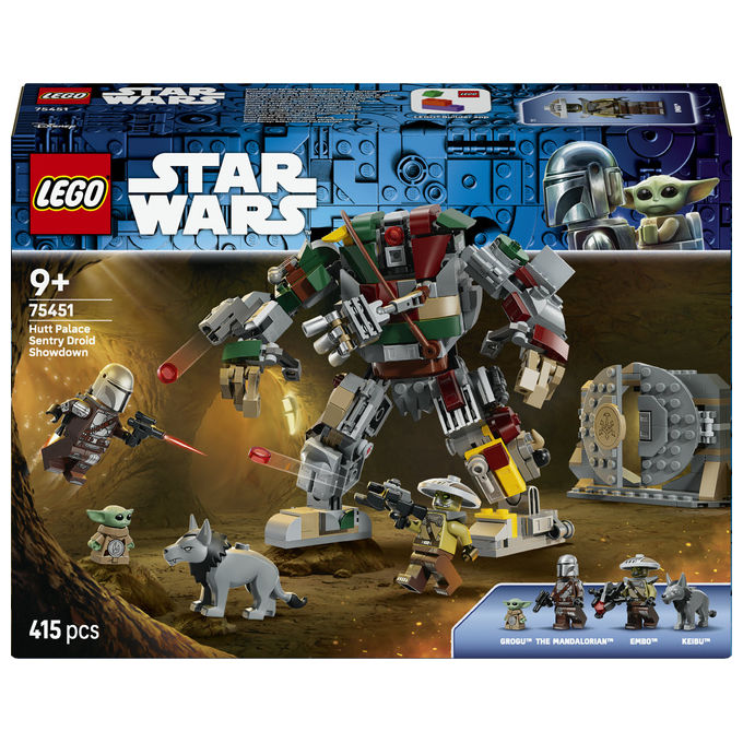 Lego 75451 Resa dei Conti con il Droide Sentinella al Palazzo di Jabba Set da Costruzione con 4 Personaggi 415 Pezzi colore Multicolore