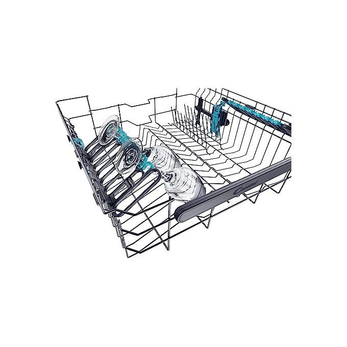 Candy RapidÓ CF 6C4F1X Lavastoviglie libera installazione 16 Coperti Wi-Fi  BLE Connesso 8 Programmi Smart Basket e Smart Door Classe C Inox