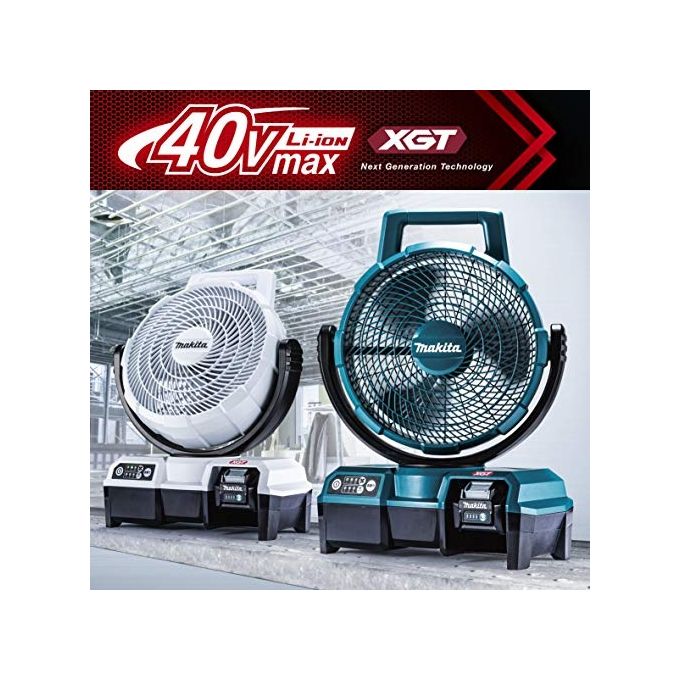 Makita ventilatore 40V per climatizzazione senza batteria compatibile con sistema di batteria Makita per ottime prestazioni