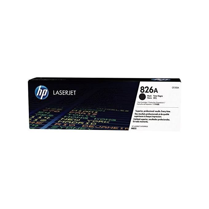 HP 826A Nero originale cartuccia toner ( CF310AC ) per Color LaserJet Enterprise M855dn, M855x+, M855x+ NFC-Wireless direct, M855xh