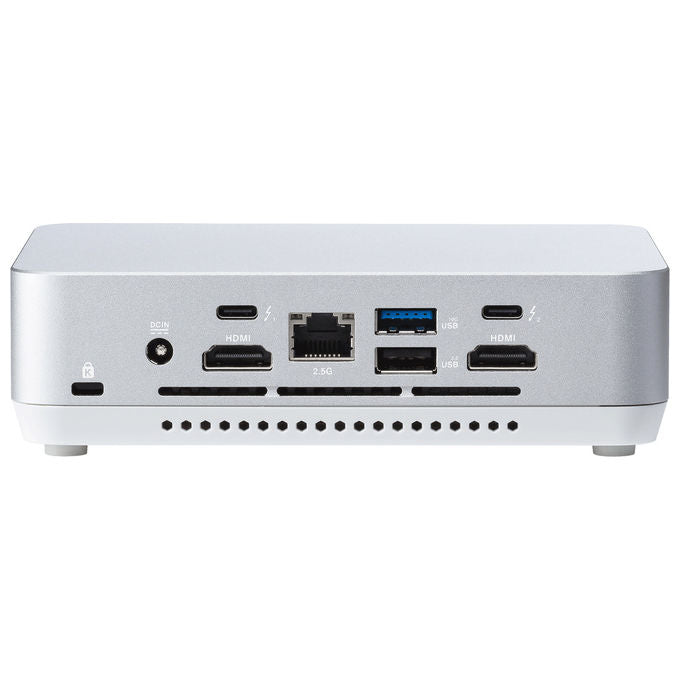 Asus 90AR0051-M0051-M000J0 NUC 14 Pro+ Mini PC barebone Intel Core Ultra 9 185H RAM fino a 96 GB DDR5 SSD M.2 Wi-Fi 6E Bluetooth 5.3 HDMI 2.1 colore Argento