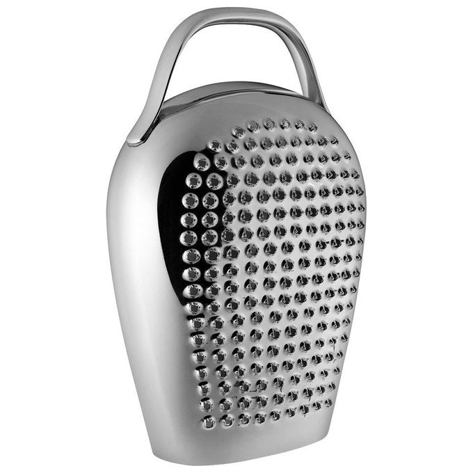 Alessi CHB02 Grattugia Cheese Please a forma di campanaccio per formaggi stagionati come parmigiano acciaio inox colore Acciaio inox
