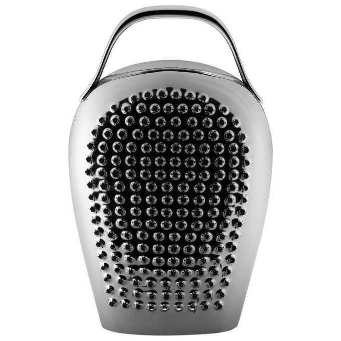 Alessi CHB02 Grattugia Cheese Please a forma di campanaccio per formaggi stagionati come parmigiano acciaio inox colore Acciaio inox