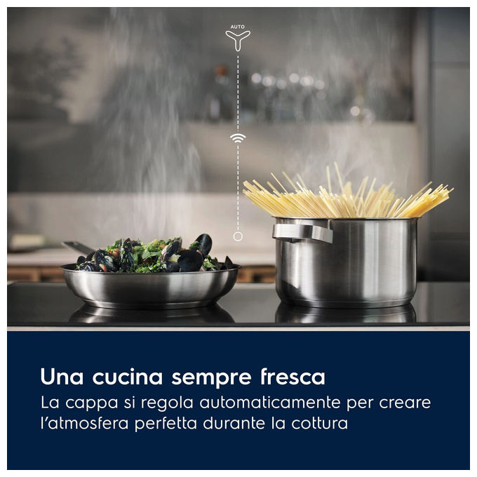 Electrolux, Piano Cottura a Induzione, Serie 600 Bridge, 80 cm, Vetroceramica Nero