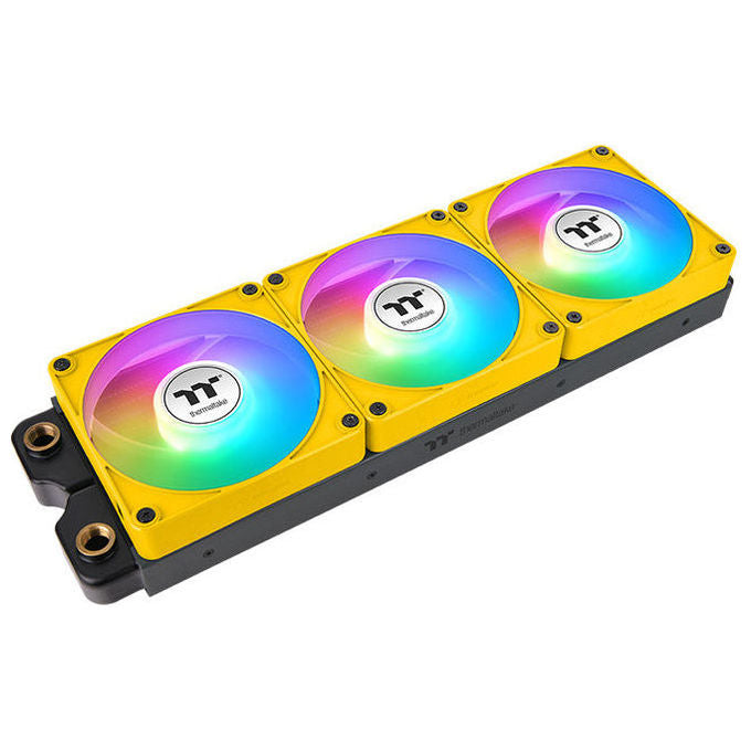 Thermaltake CL-F223-PL12BB-A CT120 EX Reverse ARGB Sync Ventola per PC 120 mm 4-pin PWM 2000 rpm 31.2 dB colore Giallo