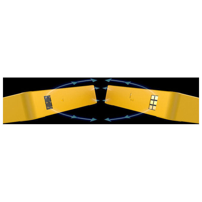 Thermaltake CL-F223-PL12BB-A CT120 EX Reverse ARGB Sync Ventola per PC 120 mm 4-pin PWM 2000 rpm 31.2 dB colore Giallo