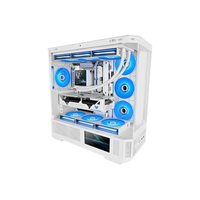 Thermaltake CL-F254-PL12SW-A SWAFAN INFINITY EX12 Ventola per Case 120 mm 2000 rpm PWM ARGB 3 Pezzi colore Bianco
