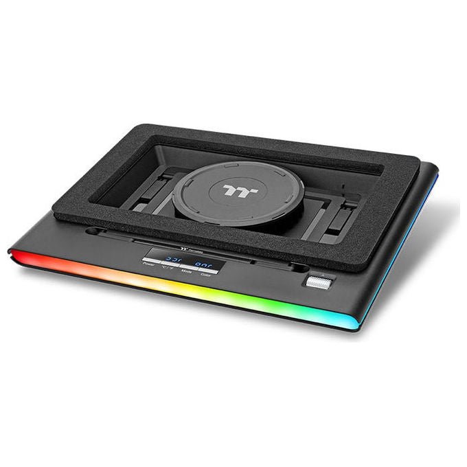 Thermaltake CL-N023-PL12SW-A Massive EXTREME base di raffreddamento per laptop 3500 rpm controllo velocita' ventola USB colore Nero