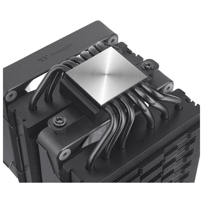 Thermaltake CL-P121-CA12SW-A ASTRIA 600 ARGB CPU Cooler 2 ventole 120 mm 6 heatpipe 265W TDP 500 ~ 1800 RPM 26,8 dB colore Nero