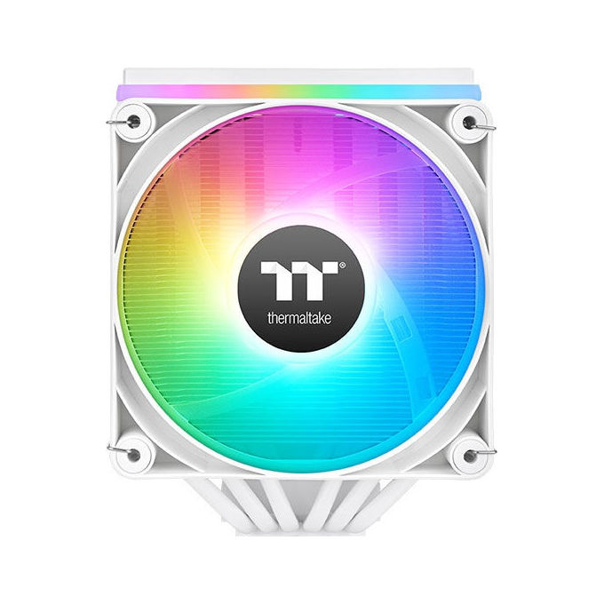 Thermaltake CL-P139-CA12SW-A ASTRIA 600 Dissipatore CPU Air Cooler Dual Tower 265 W 6 Heat Pipes 120 mm Fan 26,8 dBA colore Bianco
