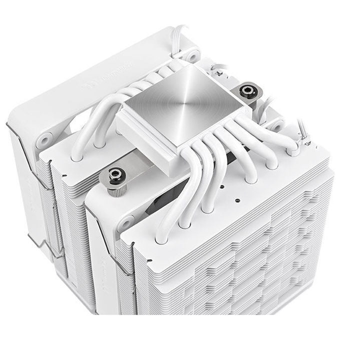 Thermaltake CL-P139-CA12SW-A ASTRIA 600 Dissipatore CPU Air Cooler Dual Tower 265 W 6 Heat Pipes 120 mm Fan 26,8 dBA colore Bianco