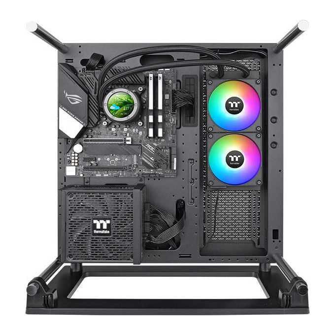 Thermaltake CL-W414-PL12SW-A Kit di raffreddamento a liquido 12cm con LED colore Nero