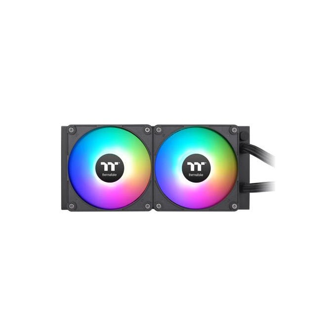 Thermaltake CL-W416-PL14SW-A Raffreddatore di Liquidi All-In-One Diametro 14 cm 2 Ventole ARGB Nero