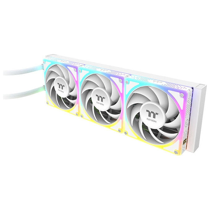 Thermaltake CL-W454-PL12SW-A MAGCurve 360 Ultra Raffreddamento a Liquido AIO ARGB 3x120mm Display AMOLED 6.67'' 365W TDP colore Bianco