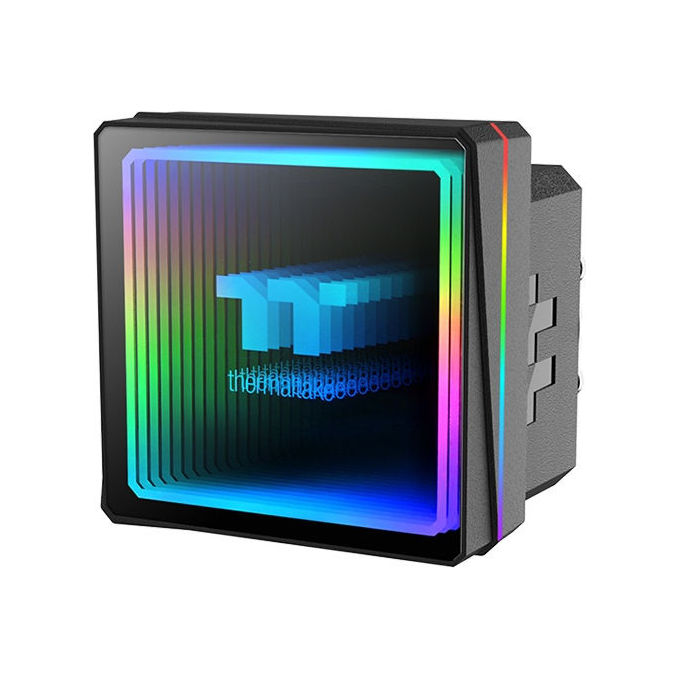 Thermaltake CL-W465-PL12SW-A TH240 V3 ARGB Raffreddatore di liquidi tutto in uno 240 mm 2 ventole 12 cm Nero
