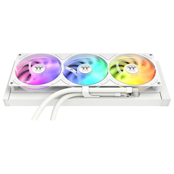 Thermaltake CL-W494-PL12SW-A ST360 Ultra Refrigeratore a Liquido All-in-One Display 7'' RGB 365 W colore Bianco