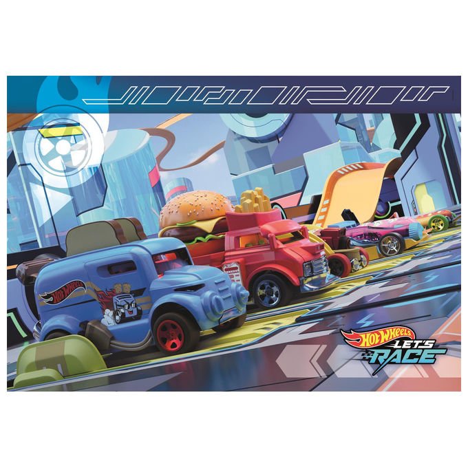 Clementoni, Puzzle Kids Hotwheels, 2x60 Pezzi, Multicolore