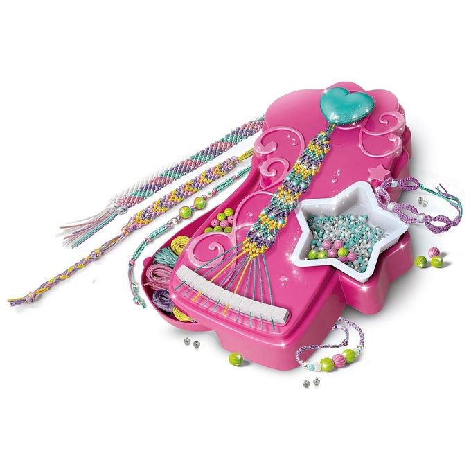 Clementoni Gioco Creativo Crazy Chic Bracelets Mania - Kit Braccialetti dell'Amicizia per Bambina