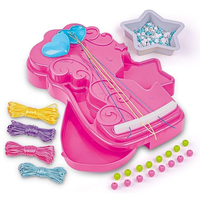Clementoni Gioco Creativo Crazy Chic Bracelets Mania - Kit Braccialetti dell'Amicizia per Bambina