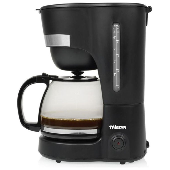 Tristar CM-1282 Macchina da caffe' a filtro 1.25 L 750 W antigoccia mantenimento caldo filtro permanente colore Nero
