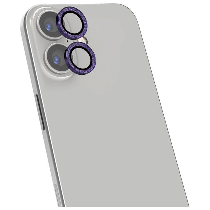 Celly COLGLICAM1150VL Protezione per Obiettivo Fotocamera Apple iPhone 17 Vetro Temperato Antigraffio Antipolvere colore Viola