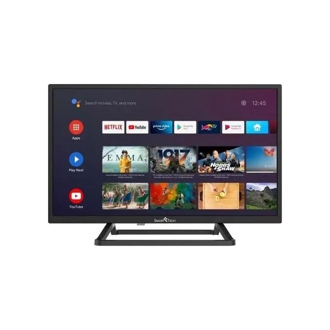 [ComeNuovo] Smart Tech Tv Led 24HA10T3 24 pollici Hd Smart tv Android 9.0 Quad Core 1G-8G Dolby Audio Bluetooth 2T2R Wi-Fi DVB-T2-C-S2 H.265