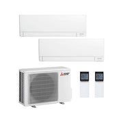 Mitsubishi KIT_ MXZ2F42VF Climatizzatore Dual Split 09+12 BTU Classe A+++-A++ WIFI R32 Bianco